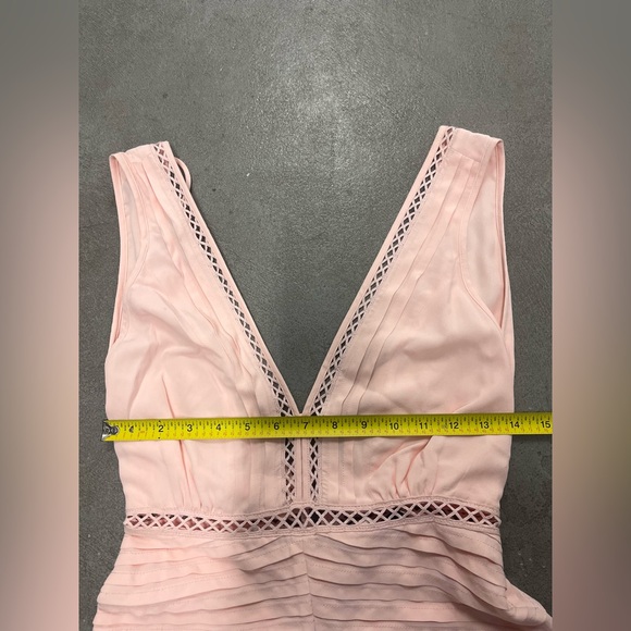 NWT REISS Blush Pink Maeve Wide Leg Resort Sleeveless Jumpsuit Sz 0 vacation - Picture 10 of 13